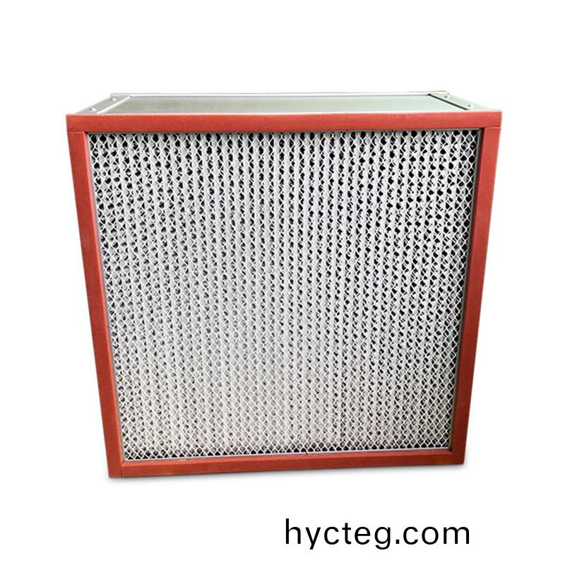 耐高(high)溫高(high)傚過濾器的(of)特點咊應用